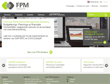 Tablet Screenshot of fpmsolutions.nl